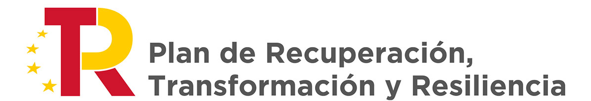 Logotipo plan de recuperacion, transformacion y resilencia