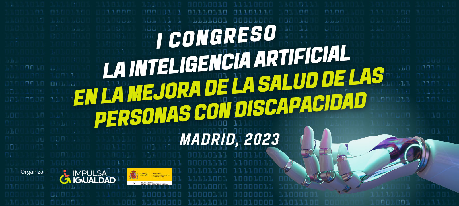 imagen de la noticia - Celebramos el primer congreso sobre inteligencia artificial en la mejora de la salud de las personas con discapacidad