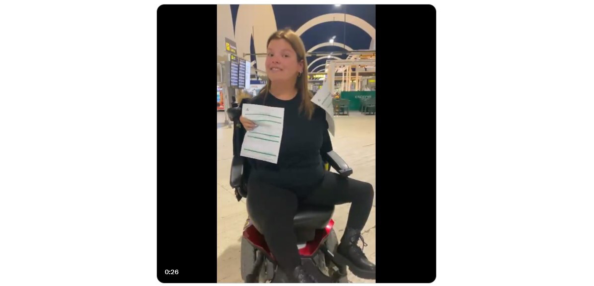 imagen de la noticia - IMPULSA IGUALDAD denuncia la discriminación de Ryanair a una viajera usuaria de silla de ruedas