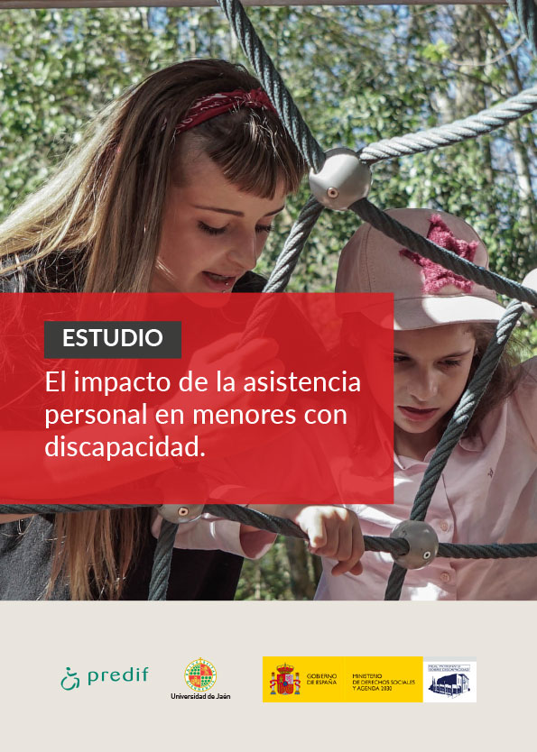 poster sobre el estudio del impacto de la asistencia en menores con discapacidad