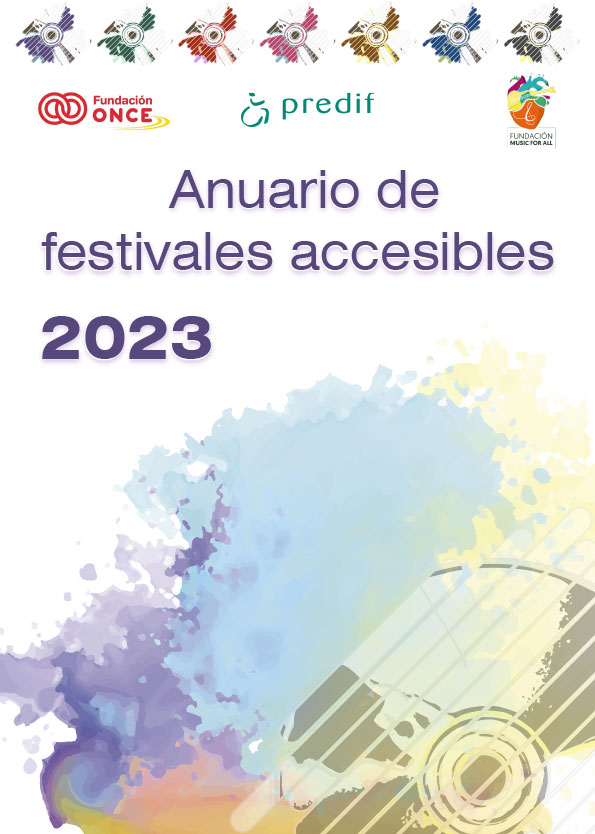 poster para presentar los festivales accesibles del 2023