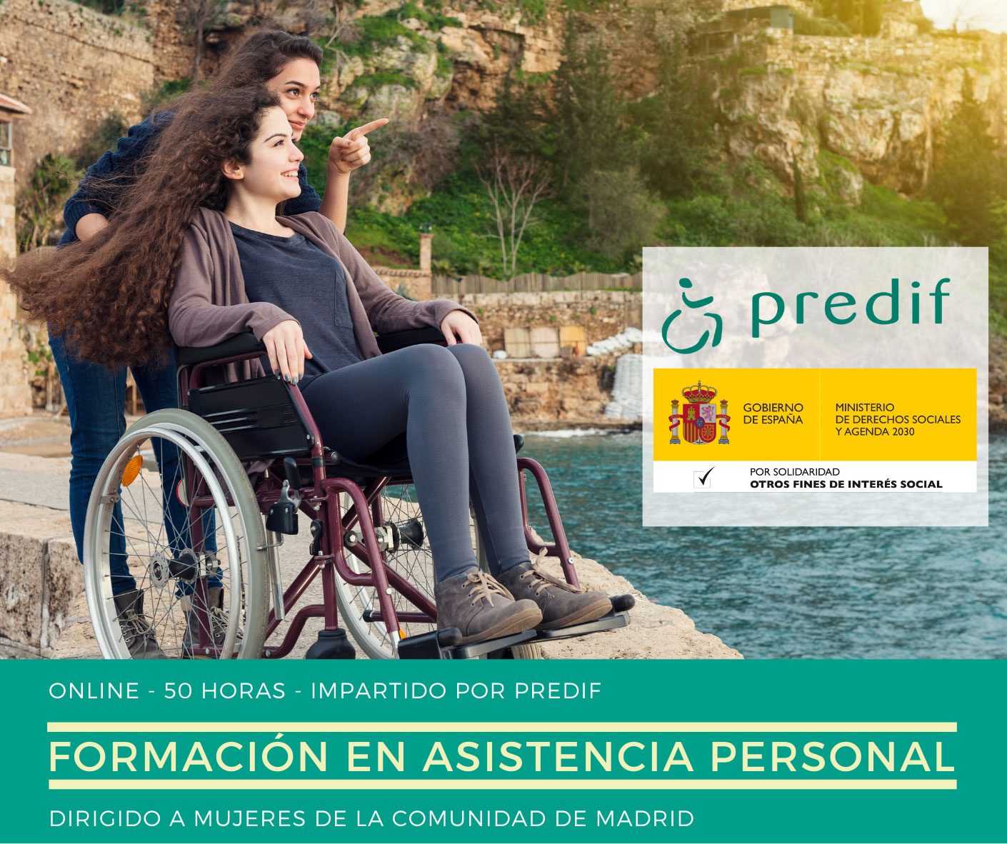 imagen de la noticia - La asistencia personal se afianza como oportunidad laboral para mujeres en riesgo de exclusión social