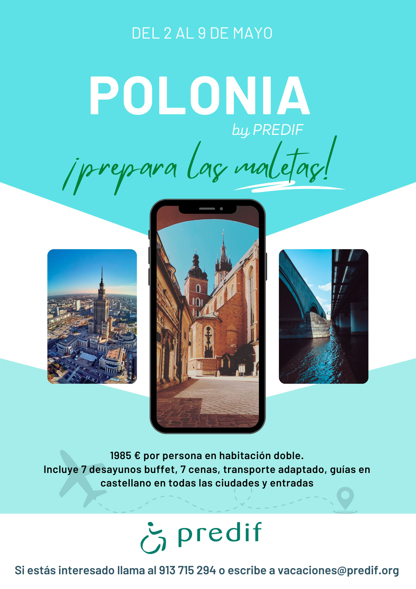 imagen de la noticia - ¿Quieres viajar a Polonia con PREDIF dentro de nuestro programa de viajes internacionales?